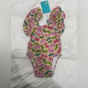 Cherry Print Swimsuit